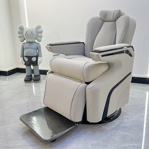Sillón de Peluquería de Alta Calidad, Estilo Clásico Antiguo, Resistente, con Bomba Grande, Eléctrico y Reclinable - Product Image 3