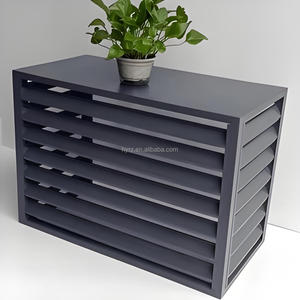 Tùy chỉnh bốn mặt phẳng-top uv-proof louvered Guard-Heat-dissipating mưa-shield cho <span class=keywords><strong>AC</strong></span> đơn vị ngoài trời. - Product Image 3