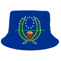 Chapeau Bob Drapeau des Îles Vierges (États-Unis) pour Femmes et Hommes, Chapeau de Pêcheur Patriotique, Casquette d'Été Anti-UV pour Voyage, Plage et Pêche