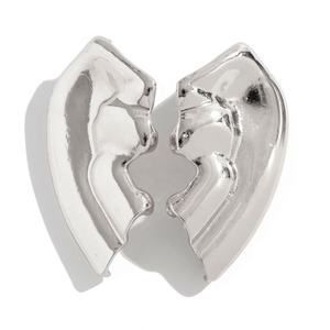 Pendientes de Moda Personalizados, Hechos a Medida, con Forma de Corazón, Fruta, Flor, Escultóricos, Geométricos Exagerados, para Mujer, de Acero Inoxidable 14K - Product Image 4