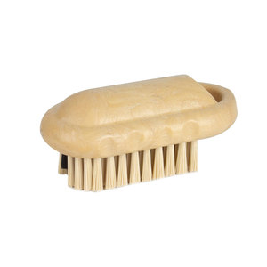 Brosse à ongles double face en nylon, manche en acier inoxydable, souple et rigide, outil de nettoyage des ongles des mains et des orteils, logo personnalisé, vente en gros - Product Image 2