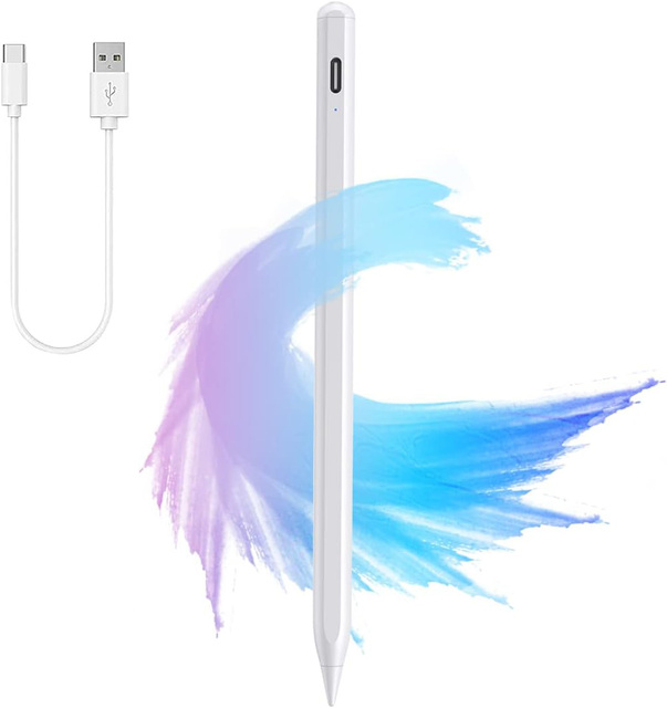 Trending Electronics Portable LED Display Palm Rejection Metal Touch Pen Fast Charging Magnetic Capacitive Stylus Pen for Ipad