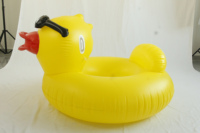 Bouée de piscine gonflable en PVC durable en forme de canard jaune, tailles adulte et enfant, flotteurs de piscine multicolores, tube de piscine en forme de canard
