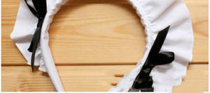 Disfraz de Sirvienta, Cosplay de Sprouting Day, Animación, Mundo Cafetería, Vestido Largo Blanco y Negro, Disfraz Masculino - Product Image 2