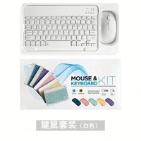 Combo de Teclado y Ratón Inalámbrico Delgado con Retroiluminación RGB, Interfaz PS/2+USB, Resistente al Agua y a Caídas, para Windows/Mac/Tablet - Pedido al por Mayor
