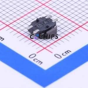 TS-1186D-C-A Tactile Switch SMD Switch Single Pole Single Throw Rectangle Button 2.6N Horizontal Mount - Product Image 2