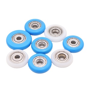 Rodamiento de bolas de acero inoxidable, polea de rodamiento de rueda de puerta de vidrio deslizante - Product Image 1