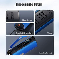 Pompe à air multifonctionnelle tout-en-un pour voiture et moto, démarreur d'urgence, éclairage, gonfleur de pneus monocylindre avec chargement USB