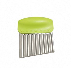 Potato Crinkle French Fry <b>Chopper</b> Slicer Salad Chopping Knife and <b>Vegetable</b> Potato Fries Cutter Steel Blade Cutting Tool - Product Image 1