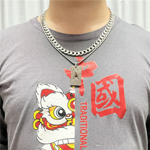 <b>Titanium</b> Steel Scorpion Pendant Men's Stainless Steel Necklace Animal Zodiac Punk Retro Style 12026 - Product Image 3