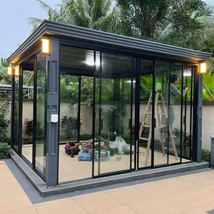 Veranda Moderne Haut <span class=keywords><strong>de</strong></span> Gamme pour <span class=keywords><strong>Jardin</strong></span> d'Hiver, Extension <span class=keywords><strong>de</strong></span> Veranda Résistante au Vent, Veranda Sur Mesure pour <span class=keywords><strong>Salon</strong></span> - Product Image 1