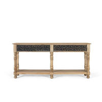 Meubles en bois de pin récupéré faits à la main Table d'appoint pour le salon et les hôtels Reproduction orientale vente en gros