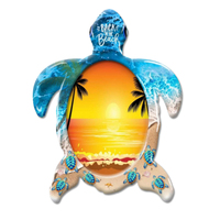 Cadre photo personnalisé en bois avec logo sur mesure, souvenir touristique de San Diego SeaWorld Ocean Beach, cadre photo de requin