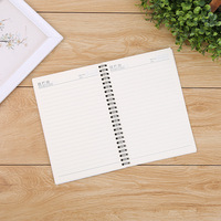 Cahier de papeterie personnalisé pour bureau scolaire Journal à spirale Cahier d'exercices avec logo personnalisé