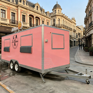 Outdoor Burger Trailer Fast Dessert Food Truck VIN Certified Smoothie Coffee <b>Cart</b> - Product Image 5