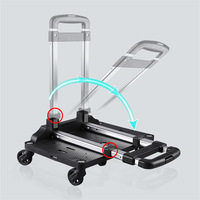 C & C Airline approuvé meilleur grand sur roues poussette chariot Pet Rolling Pet sac pour animaux de compagnie chien chat transporteur avec roues Logo personnalisé mode