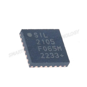 Nouvelle puce IC de contrôleur USB vers UART CP2105-F01-GMR d'origine, impression soyeuse SIL2105, QFN24 - Product Image 2