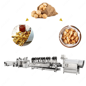 Línea de producción Industrial de patatas frisas, línea de producción Industrial de patatas frisas a pequeña escala - Product Image 2
