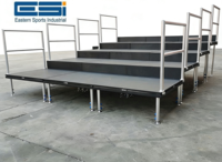 ESI 2026 Prix abordable, estrades de chœur, estrades assises, estrades mobiles en aluminium pliantes, escaliers de scène de chœur/estrade de chœur