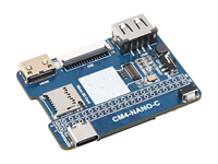 Raspberry Pi modul komputasi 4 papan dasar NANO-C 40PIN GPIO USB2.0 MIPI HDM | Input daya CSI 5V kamera Onboard