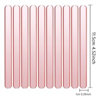 Bâtonnets de crème glacée réutilisables en acrylique, Mini bâtonnets à glace colorés