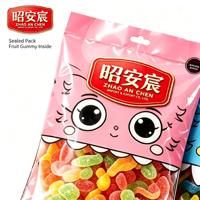 Bonbons Gélifiés Zhaoanchen Export, Formes Assorties, Acidulés, Multicolores, Sac de 500g, Doux, à Base de Glucose, Conservation au Réfrigérateur, Gouttes de Jus