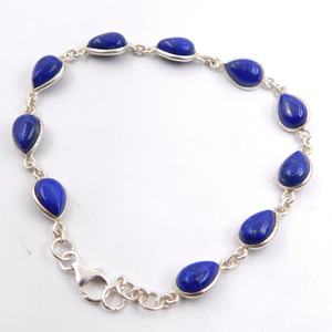 Bague vintage en argent 925 avec lapis-lazuli, signification spirituelle, cristal de promesse pour femmes, source d'usine pour mariage et fête - Product Image 5