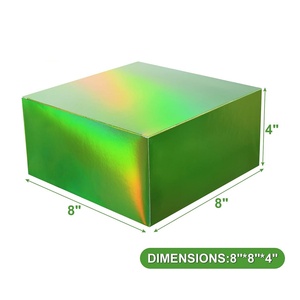 Custom Logo Factory Wholesale Fancy Gift Packaging Holographic Paper <b>Box</b> for <b>Parties</b> - Product Image 3