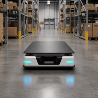 Nouveau véhicule AGV à guidage laser de 1200 kg, pour le transport de matériaux en entrepôt, robot mobile autonome industriel ZENS-1200D 8