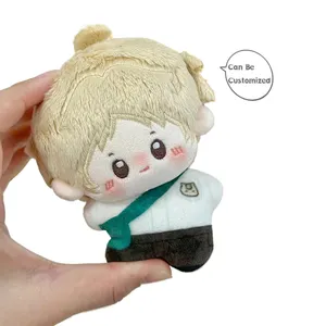 애니메이션 스타일 박제 귀여운 장난감 공장 만든 일본 인형 만화 옷 사용자 정의 봉제 키 체인 장난감