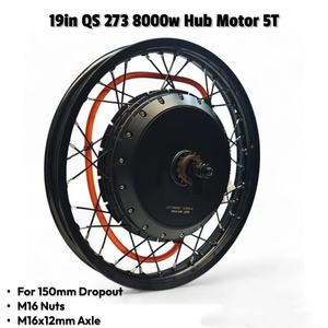 Moteur de moyeu <span class=keywords><strong>QS</strong></span> sans balais pleine gamme 8000W pour moto électrique 12KW 48V-72V pour conversion de VTT électrique - Product Image 1