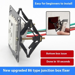 Loại 86 Hình Kim Cương chuyển đổi ổ cắm cơ sở Hộp sửa chữa Kit dropshipping hộp dây hỗ trợ thanh phân phối điện thiết bị - Product Image 5