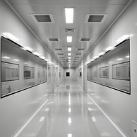 Ventana de Observación para Cuarto Limpio de Doble Vidrio Templado, Sellada Higiénicamente, para Entornos Médicos Hospitalarios, con Certificación CE ISO