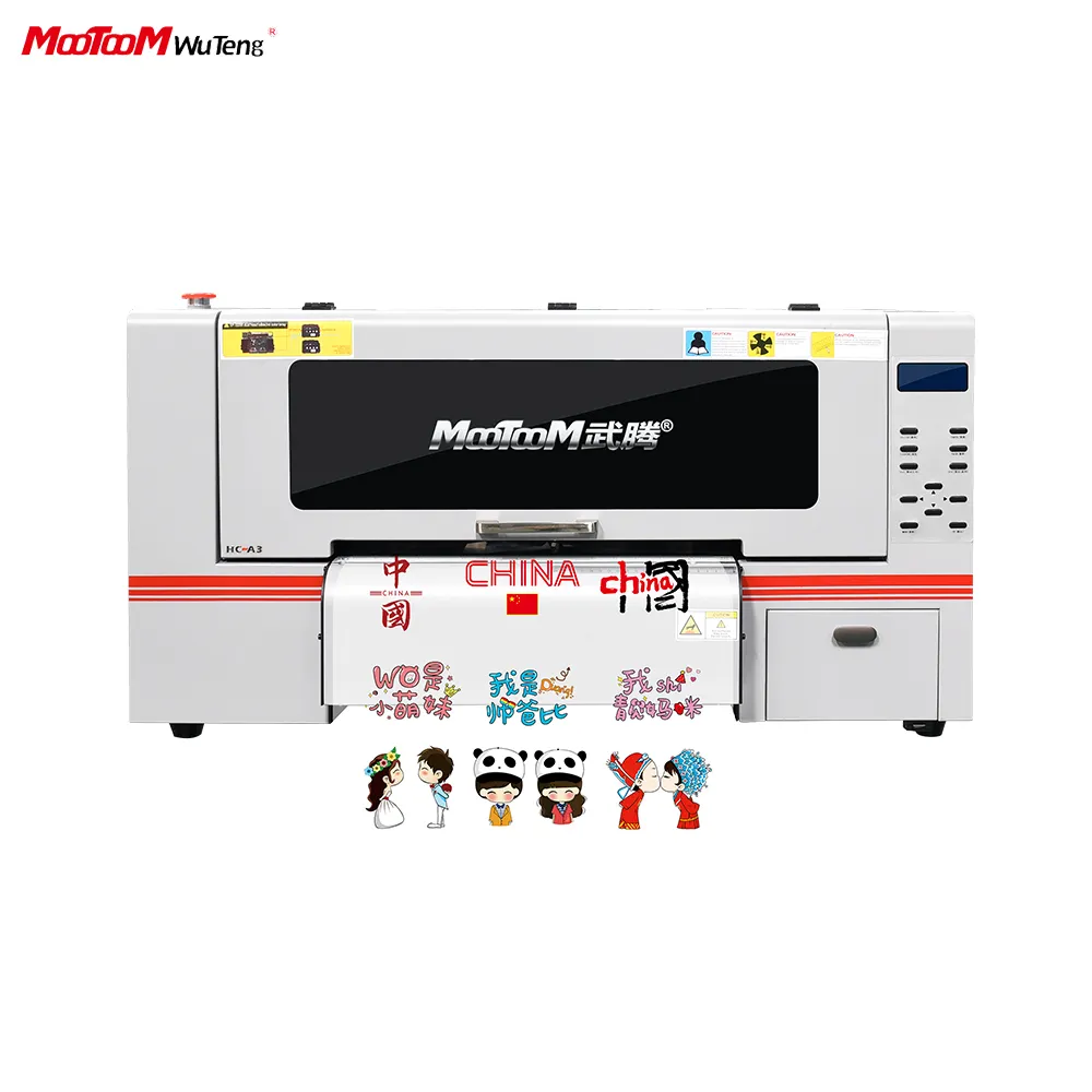 Gran oferta Mootoom A3 300mm 2 uds blanco + color de alta calidad transferencia térmica película PET DTF impresora de inyección de tinta