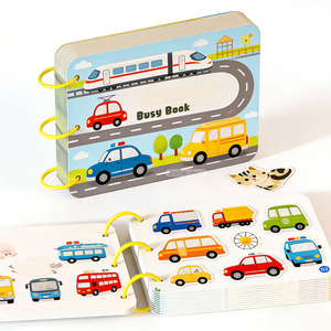 <span class=keywords><strong>Libro</strong></span> Sensorial de Aprendizaje Temprano para Bebés, <span class=keywords><strong>Libro</strong></span> Adhesivo con Cintas Mágicas, Juguete Educativo, <span class=keywords><strong>Libro</strong></span> de Actividades - Product Image 2