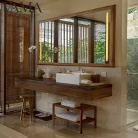 Фабрика VAMA, сделанный на заказ шкаф для ванной комнаты, Дубай, мебель для ванной комнаты, тщательный столик из массива дерева