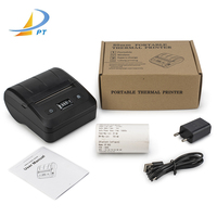 Impresora Térmica de Recibos BT-802 de 80 mm, Impresora de Facturas en Blanco y Negro con Batería de 2600 mAh y Tipo-C, 203 dpi