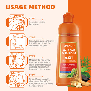 Gel <span class=keywords><strong>Colorante</strong></span> per <span class=keywords><strong>Capelli</strong></span> alle Erbe, Copertura Istantanea dei <span class=keywords><strong>Capelli</strong></span> Grigi, Colore Permanente a Lunga Durata, Senza Ammoniaca, allo Zenzero, Nuovo Design 2026 - Product Image 3