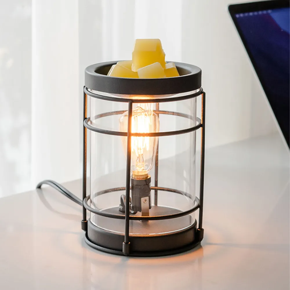 Lanterne moderne fondante à la cire Chauffe-bougie Chauffe-lampe sans fumée Chambre à coucher Salon Intérieur Bar de chevet Lampe de table design