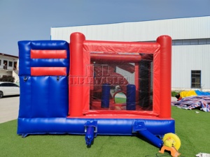 Casa de Brinco Inflable Comercial de PVC de 15x15 pies con Diseño de Superhéroes para Niños, Jardín Trasero y <span class=keywords><strong>Eventos</strong></span> Escolares al Aire Libre - Product Image 4