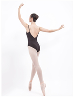 Ldttrol-tenue de Ballet à bretelles sexy pour femmes, vêtement de danse en coton Spandex, coupe haute, vêtement d'entraînement, nouvelle collection