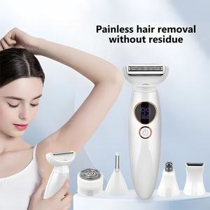Set de Depilación 5 en 1 para Mujer, Resistente al Agua IPX7, Recortadora de Vello Púbico, Recortadora de Vello para Partes Íntimas - Product Image 4