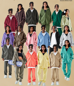 <strong>Hoodie</strong> Manufacture Custom Logo Winter <strong>Hoodie</strong> <strong>Women</strong> Zip up Thickness Oversized Solid <strong>for</strong> Unisex - Product Image 1