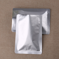 Sacs d'emballage sous vide biodégradables pour aliments, 3 côtés en feuille d'aluminium thermoscellée sur le côté, Sachets d'emballage flexibles, vente en gros, 100 unités