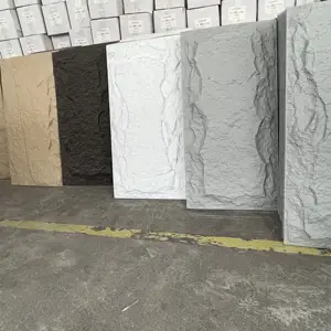 Polyurethane Faux Stone Wall Panel PU Artificial Mushroom Stone For Interior And Exterior