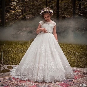 Preciosos <span class=keywords><strong>Vestidos</strong></span> <span class=keywords><strong>de</strong></span> <span class=keywords><strong>Primera</strong></span> <span class=keywords><strong>Comunión</strong></span> para Niña <span class=keywords><strong>2022</strong></span> Estilo Princesa Largos para Niña <span class=keywords><strong>de</strong></span> las Flores - Product Image 1