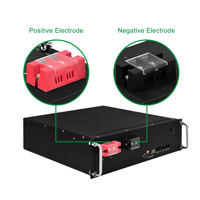 Batterie LiFePO4 à montage en rack, cellules de qualité A, BMS intelligent, stockage d'énergie solaire hors réseau, batterie au lithium
