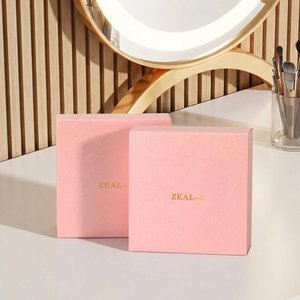 Caja de Regalo de Joyería de Cartón Reciclado al por Mayor con Asa de <span class=keywords><strong>Cinta</strong></span>, Forma Personalizable y Forro de Esponja - Product Image 2