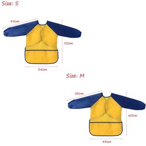 Children Art Baking Craft Kitchen <b>Waterproof</b> Art Kids Painting <b>Apron</b> Cooking Bib - Product Image 5