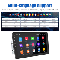 Sistem Navigasi Radio Stereo Mobil Layar Sentuh Android 2 Din 2+32GB P31 7/9/10 inci, Mendukung BT, WiFi, Mirror Link, Kamera Mundur